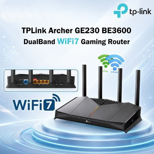 TPLink Archer GE230 BE3600 DualBand WiFi7 Gaming Router price in bangladesh