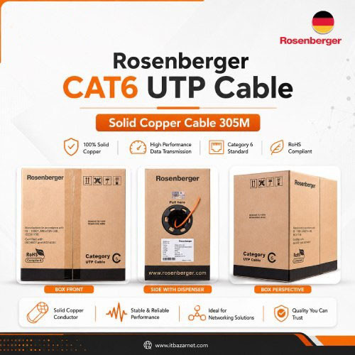 Rosenberger CAT6 UTP Cable 305M price in bangladesh